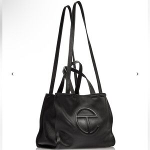 ✅SOLD~WILSON’S x TELFAR Medium Carry Bag 100% Genuine Leather~NEW RELEASE 🔥◼️⬛️